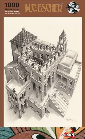 Klimmen en Dalen (1000 p) (Escher) (Puzzelman)