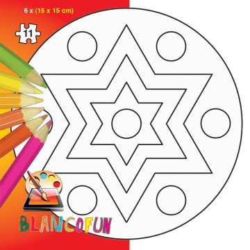 351 blancofun kerstster 10 x rgb