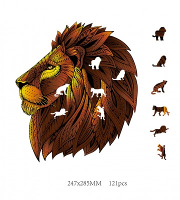 473612 lion with animal figures
