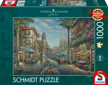 58780thomaskinkadestudiosspanischesstrassencafepuzzle1000teile72ppipackshot b17e5ea3
