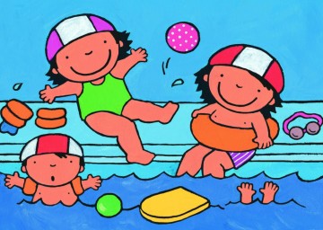 Noa - Zwemmen (16 p) vloerpuzzel