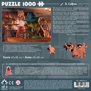 Art meeple puzzle mafiozoo 1000 pieces