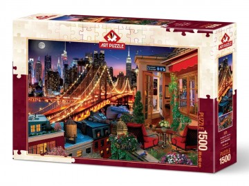 Art puzzle brooklyn by terrace puzzel 1500 stukjes
