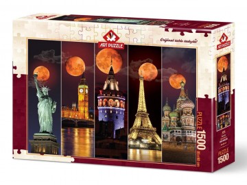 Art puzzle wonderful moon puzzle 1500 pieces73563 2fs