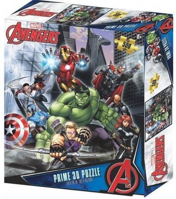 Avengers battle 3d 500 pieces 195412 p