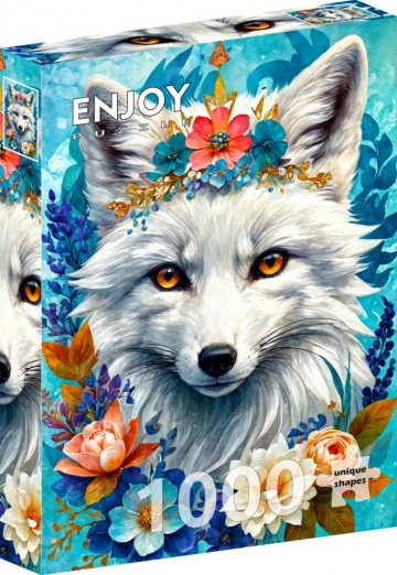 Blooming snow fox puzzel 1000 stukjes