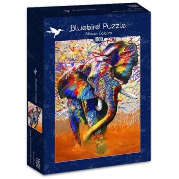 Bluebird puzzle 70101 african colours 1500 pieces puzzle