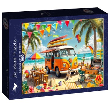 Bluebird puzzle camping van at the beach jigsaw puzzle 1000 pieces103170 2fs