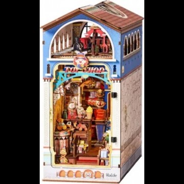 Book nook rolife treasure toy shop 380 pieces