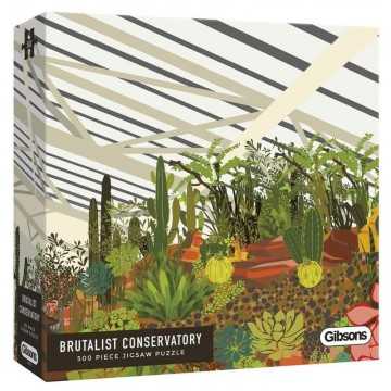 Brutalist conservatory by mathanki kodavasal 500 piece gibsons jigsaw 5372 p