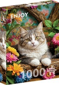 Cat in bloom