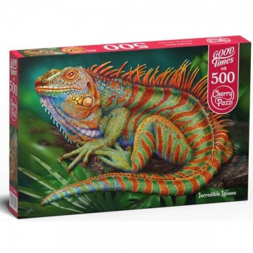 Cherrypazzi 500 piece puzzle incredible iguana1045723 1600