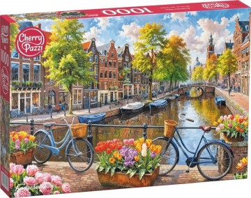Cherrypazzi amsterdam tulpen puzzle 1000 teile
