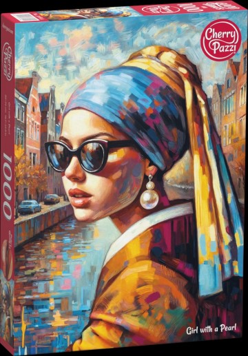 Cherrypazzi girl with a pearl puzzle 1000 pieces
