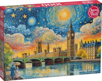 Cherrypazzi impressionist sky over london puzzel 1