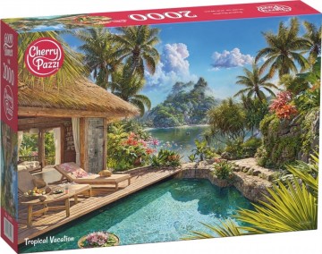 Cherrypazzi tropical vacation puzzel 2000 stukjes