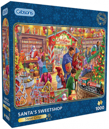 Christmas sweet shop puzzel 1000 stukjes