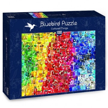 Coloured things 1000 pieces bluebird puzzle puzzle 283947 2fs