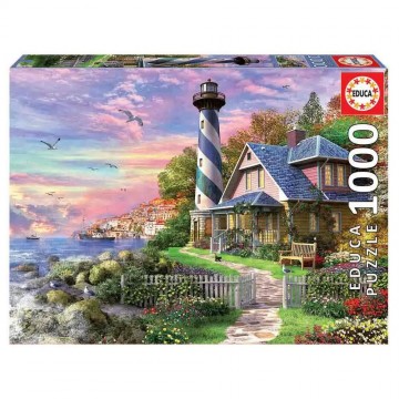 Educa borras faro en rock bay houten puzzel 1000 stukken