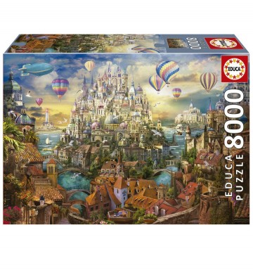 Educa puzzel 8000st droomstad