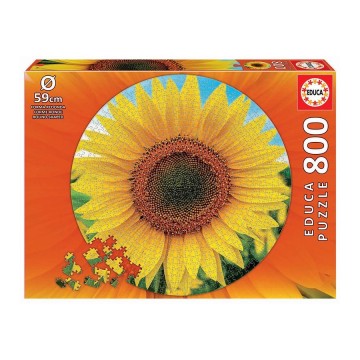 Educa puzzel educa cirkel zonnebloem 800 stukjes