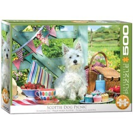 Eurographics puzzle scottie dog picnic 500 el b iext108445051