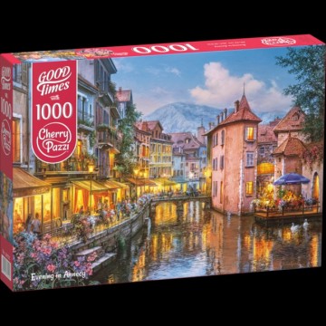 Evening in annecy puzzel 1000 stukjes