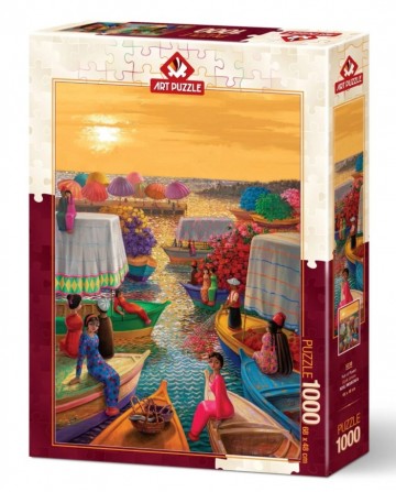 Flower harbor 1000 pieces art puzzle puzzle93022 2fs