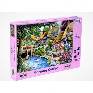House of puzzles morning coffee 1000pc jigsaw puzzle
