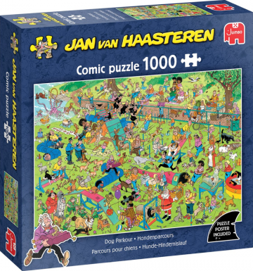 Jan van haasteren hondenparcours puzzel 1000 stukjes
