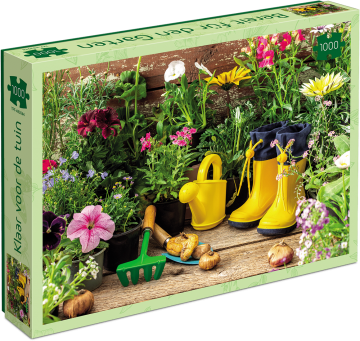 Klaar voor de tuin puzzel 1000 stukjes