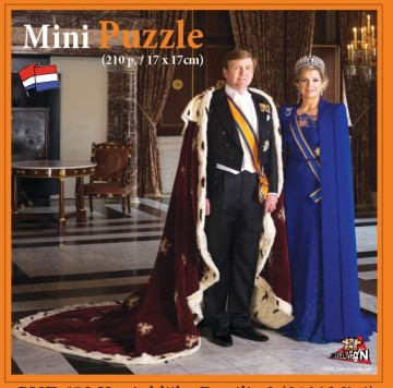 April 2013 Blauwe jurk  (MINI puzzel 210 p) (Puzzelman)