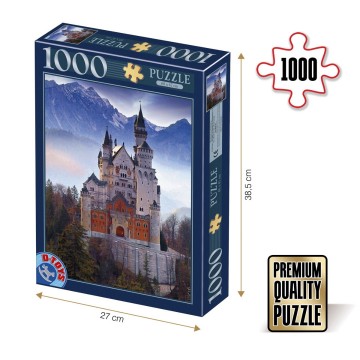 Neuschwanstein castle germany 1000 teile  puzzle96391 1fs