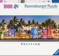 Night glow on ocean drive