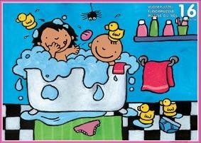 Noa - In bad (16 p) vloerpuzzel (Puzzelman)