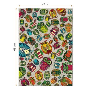 Owl motif jigsaw puzzle 1000 pieces96328 2fs
