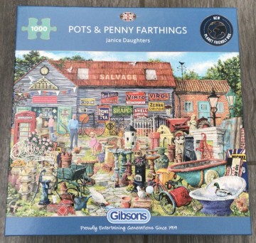 Pots penny farthings gibsons 1000 piece puzzle 1111 p