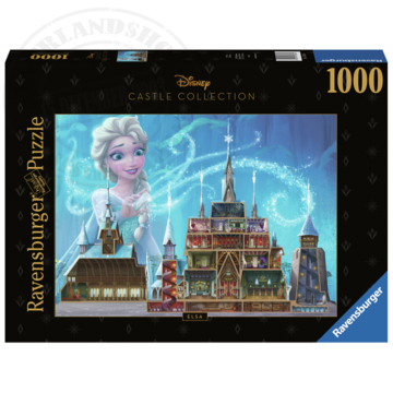 Puzzle 1000 pieces disney castles elsa