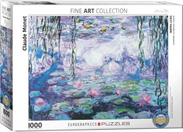 Puzzle 1000 pieces eurographics claude monet les nympheas
