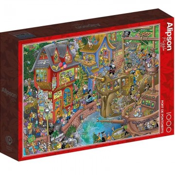 Puzzle alipson puerto de pontcheff de 1000 piezas
