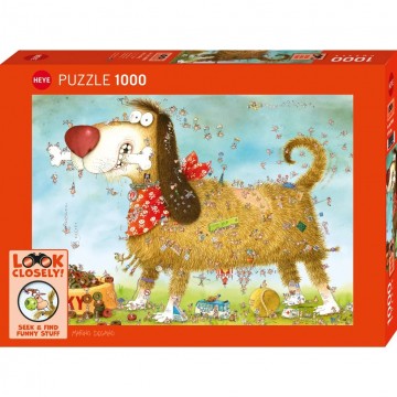 Puzzle at the dog 1000 pieces