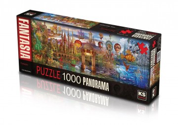 Puzzle ksgames 1000 pieces ciro marchetti fantastic panorama