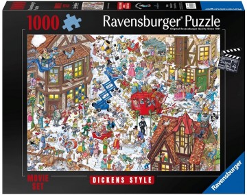 Rays comics filmset 4 dickens style puzzel 1000 stukjes