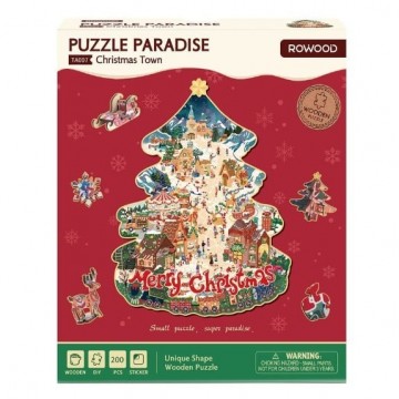 Robotime christmas town puzzle p