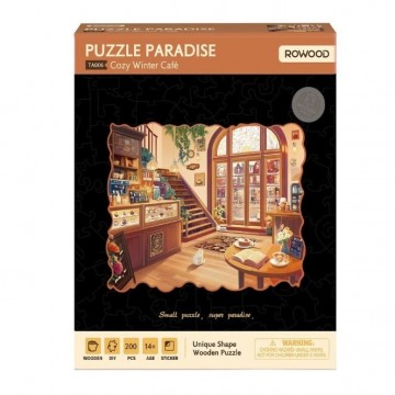 Robotime cozy winter cafe puzzle 1 