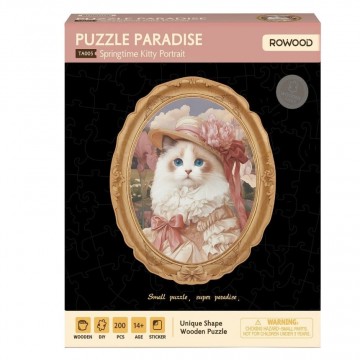 Robotime springtime kitty portra