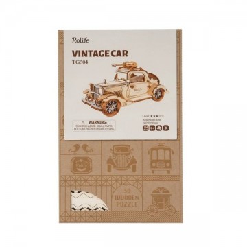 Rokr rokr 3d holz puzzle vintage car