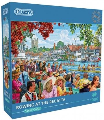 Rowing at the regatta puzzel 1000 stukjes 1