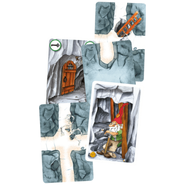 Saboteur het duel speelmateriaal