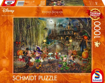 Schmidt spiele disney mickey minnie halloween fun jigsaw puzzle 1000 pieces101597 2fs